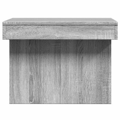 vidaXL Mesa de centro madera de ingeniería gris Sonoma 80x55x40 cm