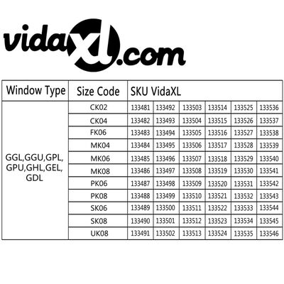 vidaXL Persiana plisada blanca MK04