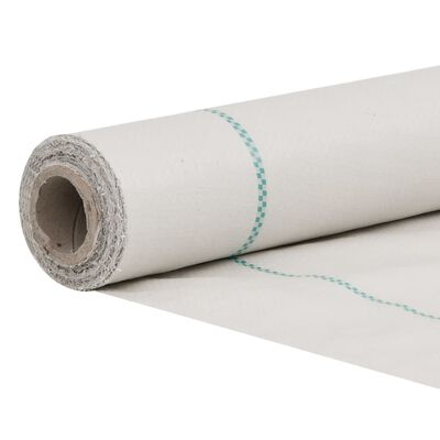 vidaXL Membrana de malezas PP blanca 1,5x10 m