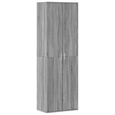 vidaXL Aparador alto madera de ingeniería gris Sonoma 60x35x180 cm