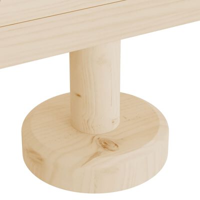 vidaXL Árboles de Navidad de madera 2 uds madera maciza pino 30 cm