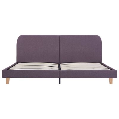 vidaXL Estructura de cama sin colchón tela gris taupe 180x200 cm