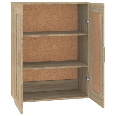 vidaXL Armario de pared madera ingeniería roble Sonoma 69,5x32,5x90 cm