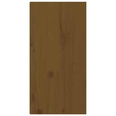 vidaXL Armario de pared 2 uds madera de pino marrón miel 30x30x60 cm