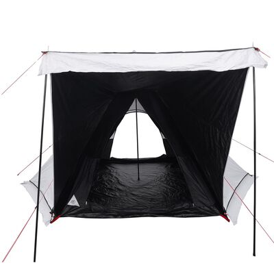 vidaXL Tienda familiar tipi 6 personas tela opaca impermeable blanca