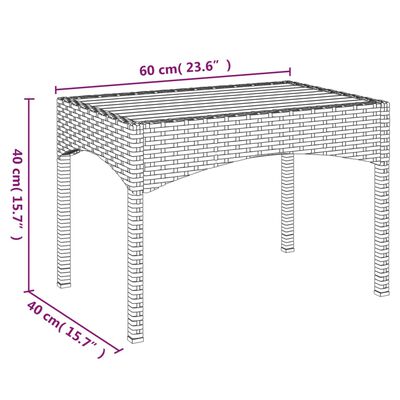 vidaXL Juego de comedor de jardín 4 piezas con cojines ratán PE gris