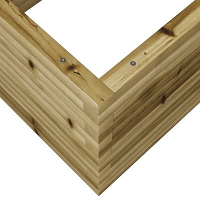 vidaXL Jardinera madera de pino impregnada 110x60x45,5 cm