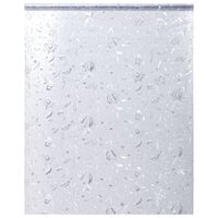 vidaXL Lámina de ventana esmerilada patrón de flores PVC 45x500 cm