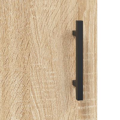 vidaXL Mesa de centro madera contrachapada roble Sonoma 90x50x40 cm