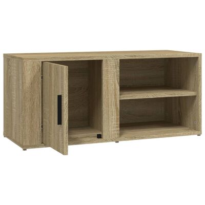 vidaXL Mueble para TV madera contrachapada roble Sonoma 80x31,5x36 cm