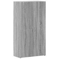 vidaXL Armario archivador madera ingeniería gris Sonoma 60x32x115 cm