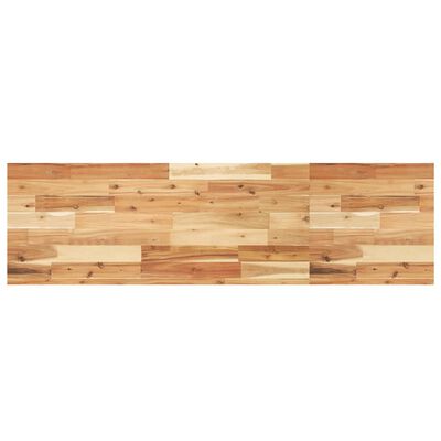 vidaXL Encimera tocador baño madera acacia acabado aceite 160x40x4 cm