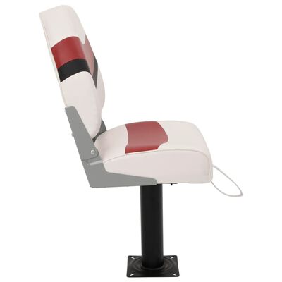 vidaXL Asiento para barco con pedestal giratorio 360°