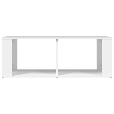 vidaXL Mesa de centro madera contrachapada blanco 100x50x36 cm