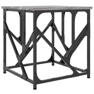 vidaXL Mesa de centro madera de ingeniería gris Sonoma 45x45x47,5 cm