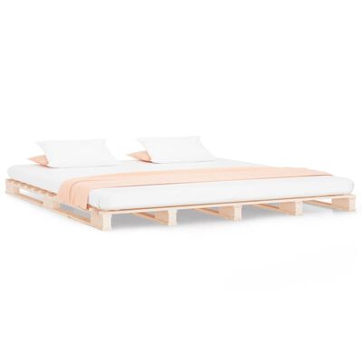 Estructura cama madera de palets 150 cm / 160 cm