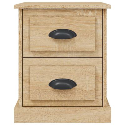 vidaXL Mesita de noche madera contrachapada roble Sonoma 39x39x47,5 cm