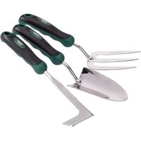 Draper Tools Set jardinería paleta, rastrillo de mano y azadilla 27436