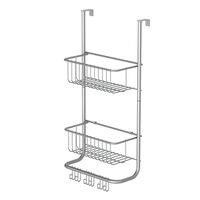 EISL Estante de pared plateado mate 30,5x13x62 cm