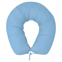 VidaXL Almohada de embarazo 40x170 cm azul claro