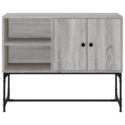 vidaXL Aparador de madera de ingeniería gris Sonoma 100x40x79,5 cm