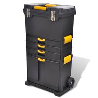 vidaXL Caja de herramientas carrito portátil