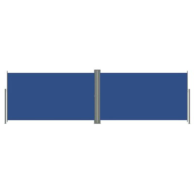 vidaXL Toldo lateral retráctil azul 160x600 cm