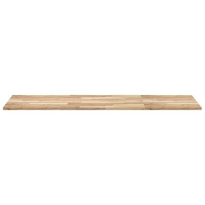 vidaXL Encimera tocador de baño madera acacia sin tratar 120x60x2 cm