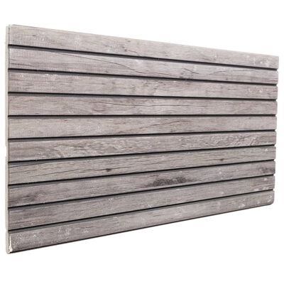 vidaXL Paneles de pared 3D 5 unidades EPS gris 100x50 cm