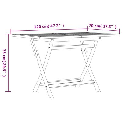 vidaXL Juego de comedor de jardín 7 piezas madera maciza de teca