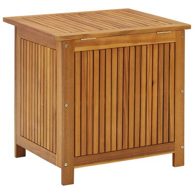 vidaXL Caja de almacenaje de jardín madera maciza acacia 60x50x58 cm