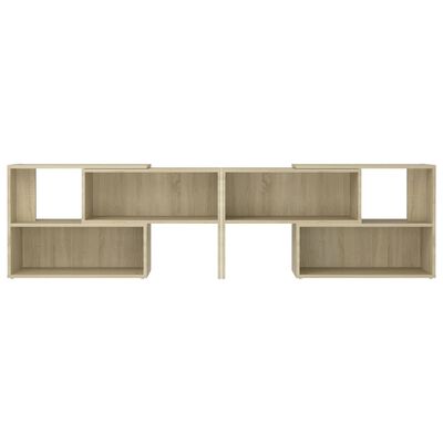 vidaXL Mueble de TV madera contrachapada roble Sonoma 149x30x52 cm