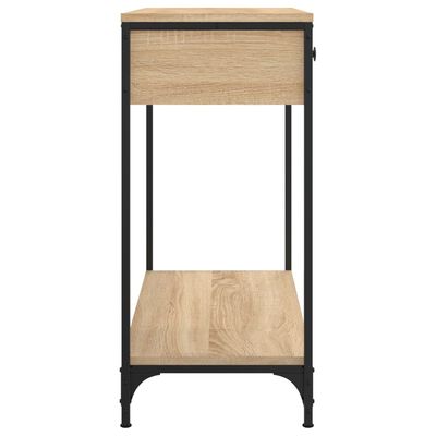 vidaXL Mesa consola madera de ingeniería roble Sonoma 75x34,5x75 cm