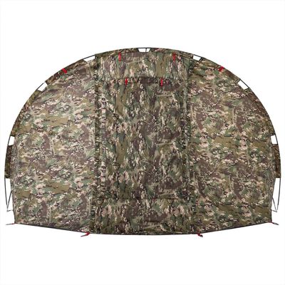 vidaXL Tienda de pesca para 5 personas impermeable camuflaje