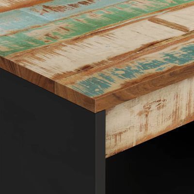 vidaXL Mesa de centro de madera maciza reciclada 90x50x40 cm