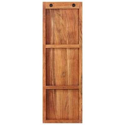 vidaXL Percheros de pared 2 uds madera maciza de acacia 36x3x110 cm