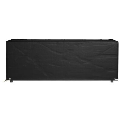 vidaXL Funda para muebles de jardín 8 ojales rectangular 192x82x65 cm