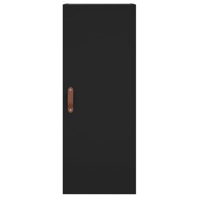 vidaXL Armario de pared negro 34,5x34x90 cm