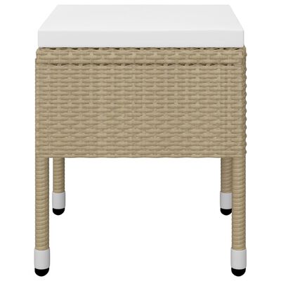 vidaXL Juego de comedor de jardín de 5 piezas beige