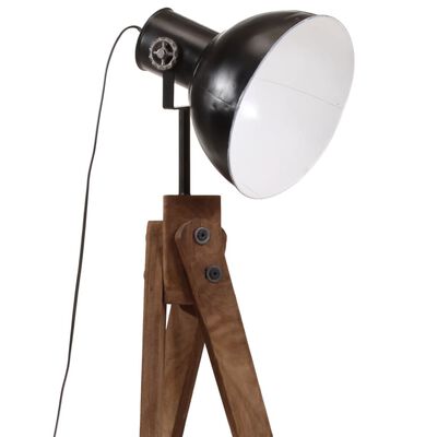 vidaXL Lámpara de pie negra 25 W E27 45x45x120 cm