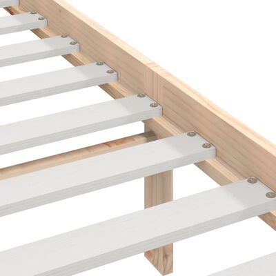 vidaXL Estructura de cama de madera maciza 90x200 cm