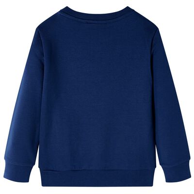 Sudadera infantil azul marino 128