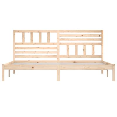 vidaXL Estructura de cama sin colchón madera maciza de pino 180x200 cm