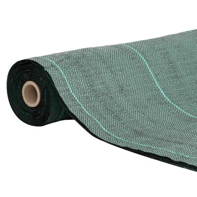 vidaXL Membrana de malezas PP verde 2x100 m