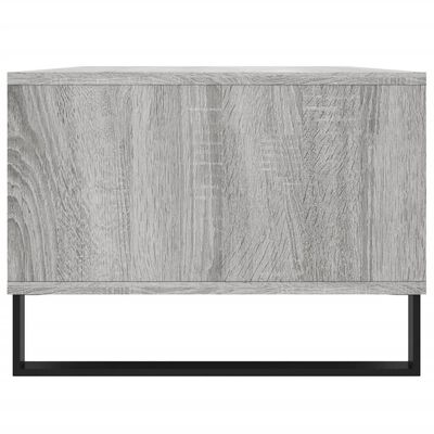 vidaXL Mesa de centro madera contrachapada gris Sonoma 90x50x36,5 cm