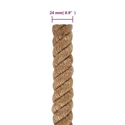vidaXL Cuerda de yute 50 m de longitud y 24 mm de grosor