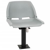 vidaXL Asiento para barco con pedestal giratorio 360°