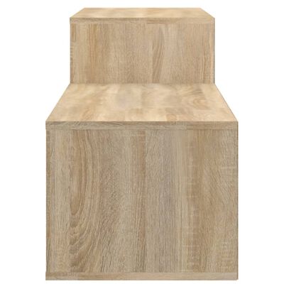 vidaXL Mueble zapatero madera contrachapada roble Sonoma 150x35x45 cm