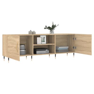 vidaXL Mueble para TV madera de ingeniería roble Sonoma 150x30x50 cm