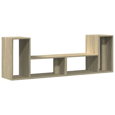 vidaXL Muebles de TV 2 uds madera ingeniería roble Sonoma 75x30x50 cm